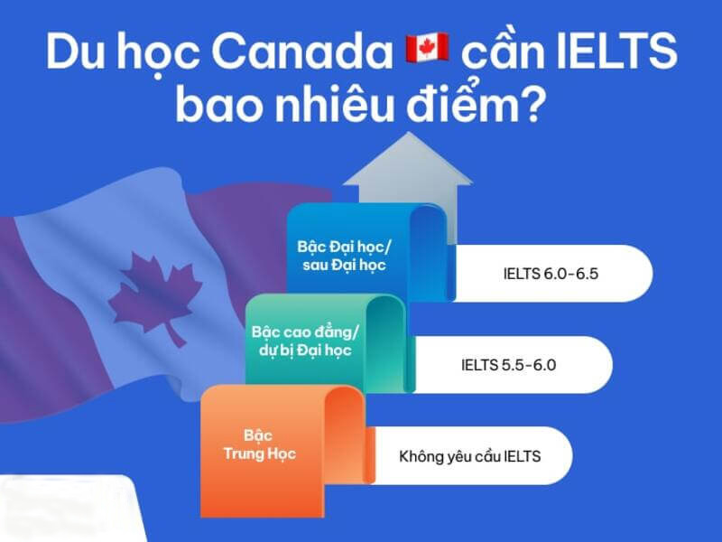 Du học Canada cần IELTS bao nhiêu?